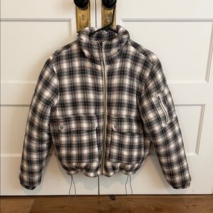 BDG Urban Outfitters Checkered Puffer Jacket